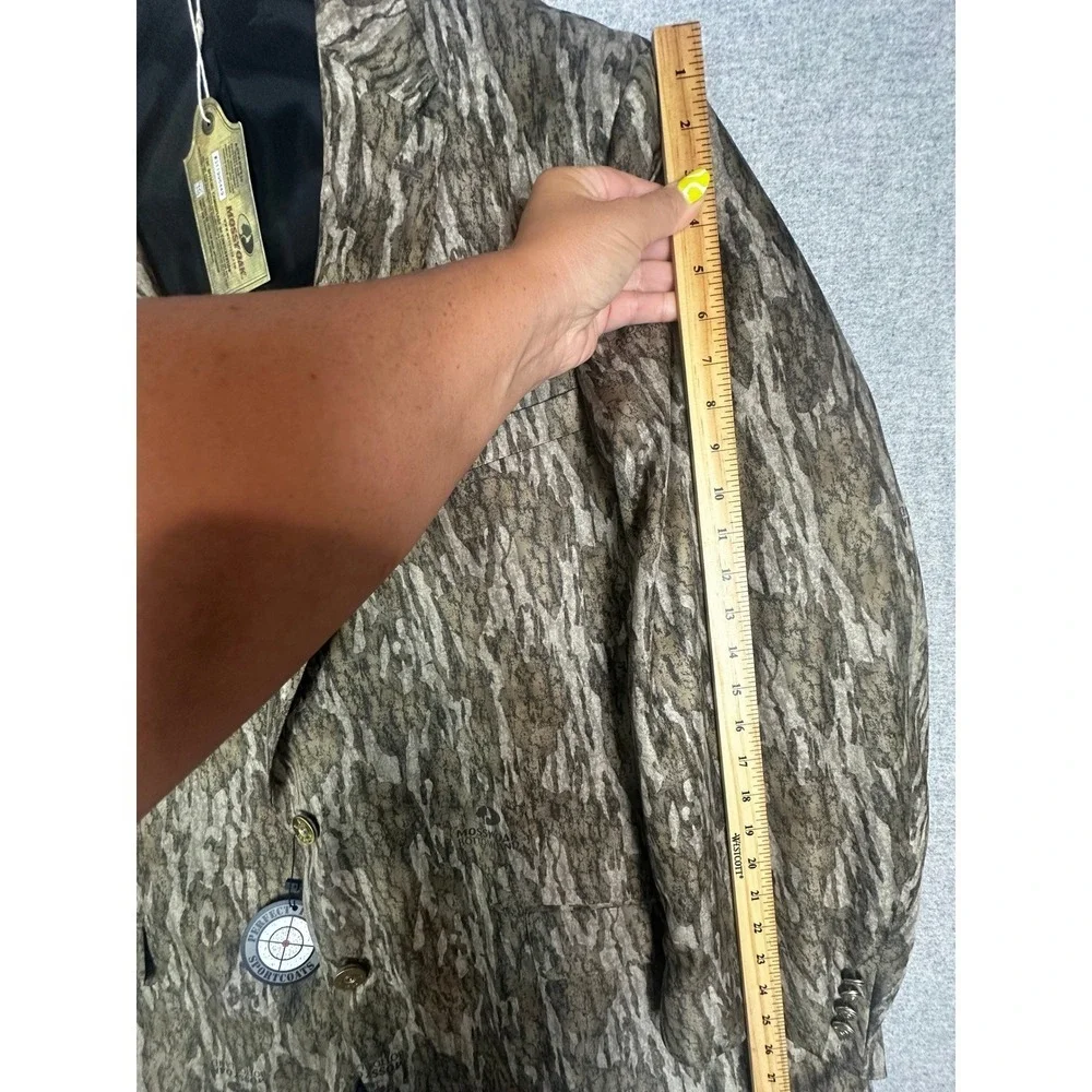 Mossy Oak Bottomland Camo Blazer Mens 56 Bottomland Shell Casing Buttons NEW